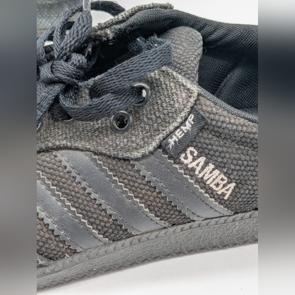 Adidas Shoes Mens Size 8 Samba Hemp Black Athletic Trainer Athletic G66768 E002 - Picture 11 of 15